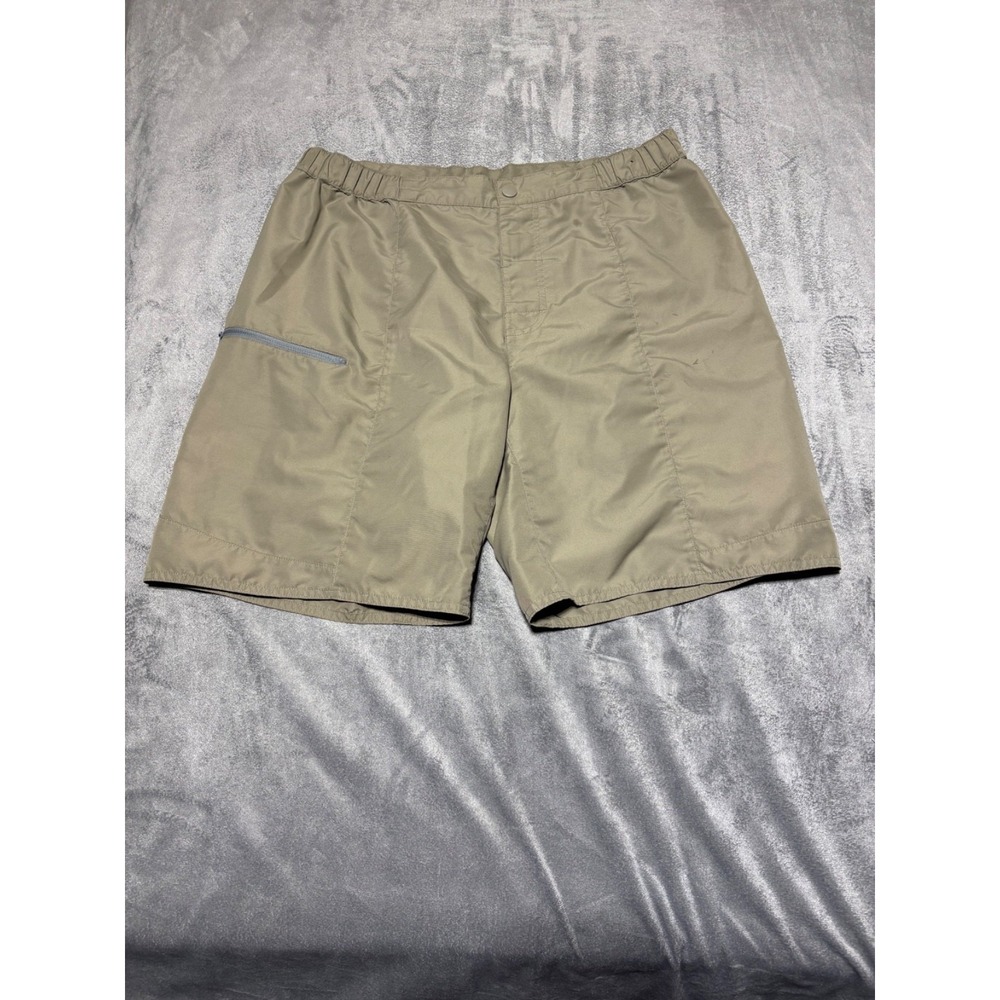 Columbia Men Size L Tan Omni-Shade Protection Break Away River Shorts XM4455